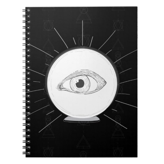 占い師の水晶玉 ノートブック (正面)