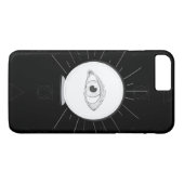 占い師の眼 神秘の水晶玉 Case-Mate iPhoneケース (裏面(横))
