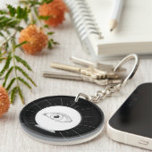 占い師アイザー密着型水晶玉 キーホルダー (正面右)