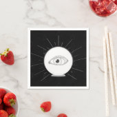 占い師アイザー密着型水晶玉 スタンダードカクテルナプキン (インサイチュ)