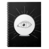 占い師アイザー密着型水晶玉 ノートブック (正面)