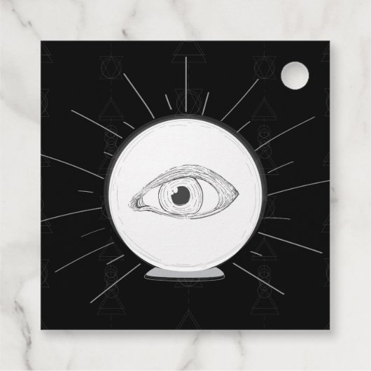 占い師アイザー密着型水晶玉 フェイバータグ (裏面)