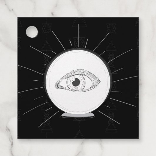 占い師アイザー密着型水晶玉 フェイバータグ (正面)