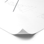 占い師アイザー密着型水晶玉 ポスター (角)