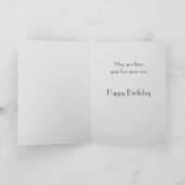 占い師アールヌーボー写真 カード (内部)