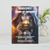 占い師クリスタルボール魔法ウィッチクラフトhallow 招待状 (スタンド正面)