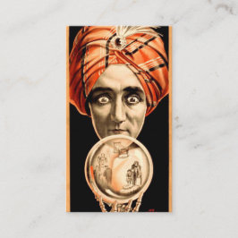 占い師クリスタルボール コーリングカード