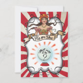 占い師ジプシージェンダーがパーティー招待状を明かす 招待状 (正面)