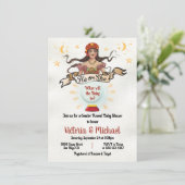 占い師ジプシー性別表示パーティー 招待状 (スタンド正面)