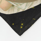 占い師ジプシー·サイシックス·ヴィンテージ·アート フリースブランケット (角)