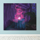 占い師テント キャンバスプリント (インサイチュ (ウッドフロア))