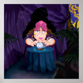 占い師テント ポスター