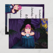 占い師テント 招待状 (正面/裏面)