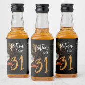 占い師ハロウィーンボトルラベル リキュールボトルラベル (ボトル)