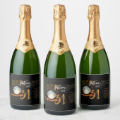 占い師ハロウィーン スパークリングワインラベル (ボトル)