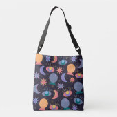 占い師パターン クロスボディバッグ (裏面)