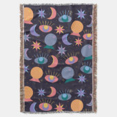 占い師パターン スローブランケット (正面縦)