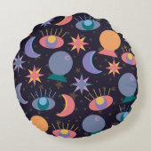 占い師パターン ラウンドクッション (裏面)