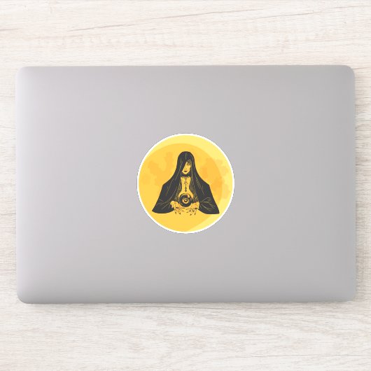 占い師ムーンハロウィーン シール (コンピューター)