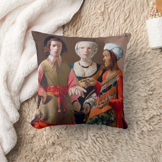 占い師ラ・ツアー クッション (ブランケット)