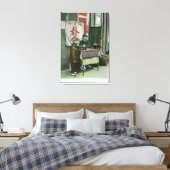 占い師中国のの机での見解 キャンバスプリント (インサイチュ (寝室))