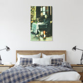 占い師中国のの見解 キャンバスプリント (インサイチュ (寝室))