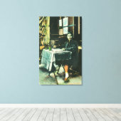 占い師中国のの見解 キャンバスプリント (インサイチュ (ウッドフロア))