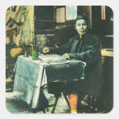 占い師中国のの見解 スクエアシール (正面)