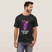 占い師猫の飼い主 Tシャツ (正面フル)