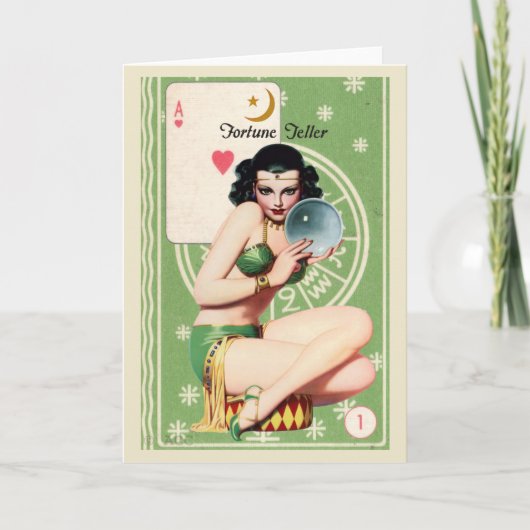 占い師 カード (正面)