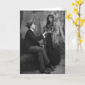 占い師 カード (黄色い花)