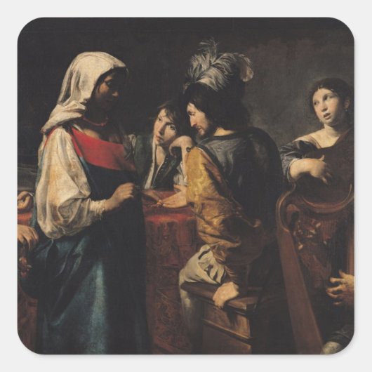 占い師 スクエアシール (正面)