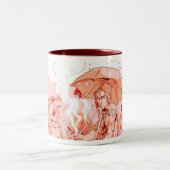 占い師 ツートーンマグカップ (中央)