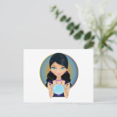 占い師 ポストカード (スタンド正面)