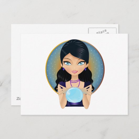 占い師 ポストカード (正面/裏面)