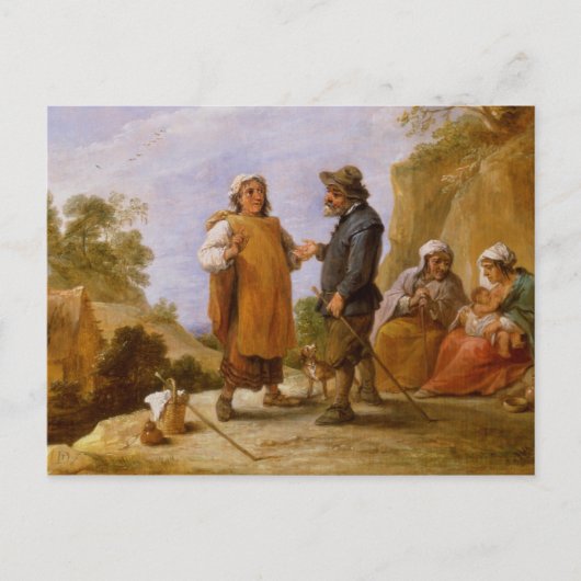 占い師 ポストカード (正面)