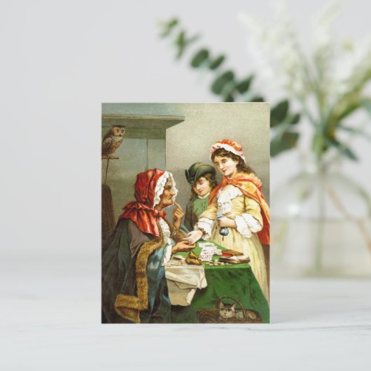 占い師 ポストカード (スタンド正面)