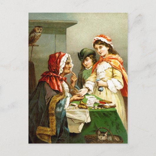 占い師 ポストカード (正面)