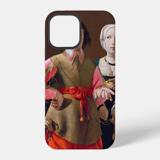 「占い師」, ラ・トゥール iPhoneケース (裏面)