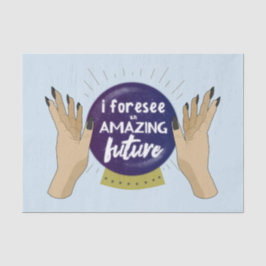 占い師、霊魂の、魔法のクリスタル・ボール 薄葉紙