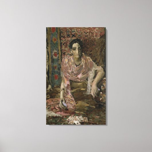 占い師, 1895 キャンバスプリント (正面)