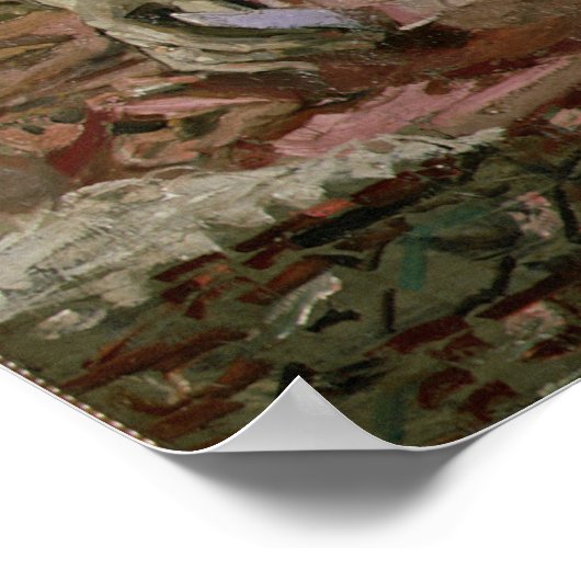 占い師, 1895 ポスター (角)