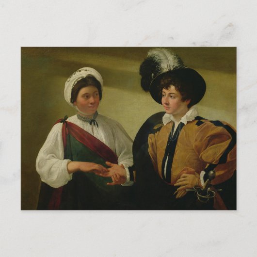 占い師， c.1596-97 ポストカード (正面)