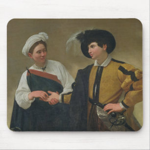 占い師(La Buonaベントゥーラ)、c.1594 マウスパッド