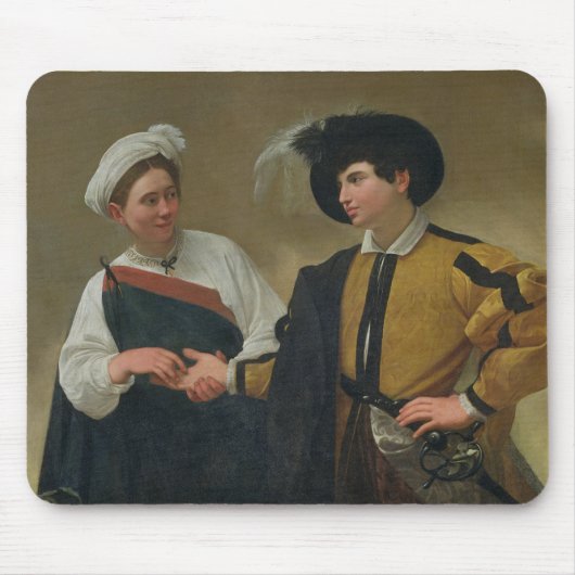 占い師(La Buonaベントゥーラ)、c.1594 マウスパッド (正面)