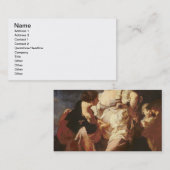 占い師(L'Indivona)、1740年 名刺 (正面/裏面)