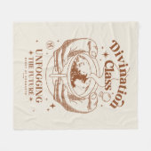 占い教室 – 未来を守る フリースブランケット (正面(横))