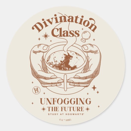 占い教室 – 未来を守る ラウンドシール (正面)