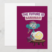 占い猿 招待状 (正面/裏面)