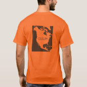 占めて下さい Tシャツ (裏面)